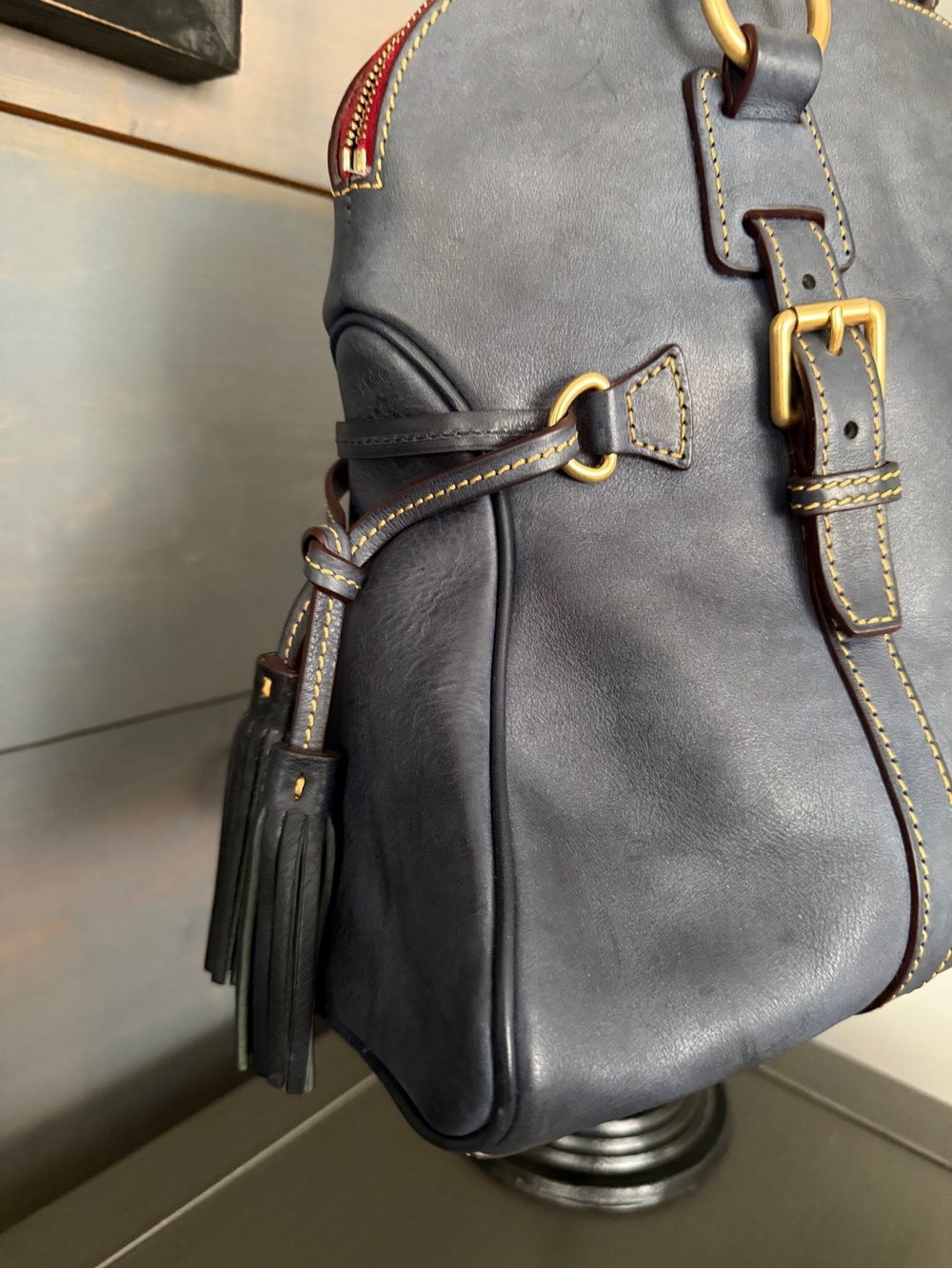 Dooney & Bourke Florentine Domed Buckle Satchel - Picture 5 of 8